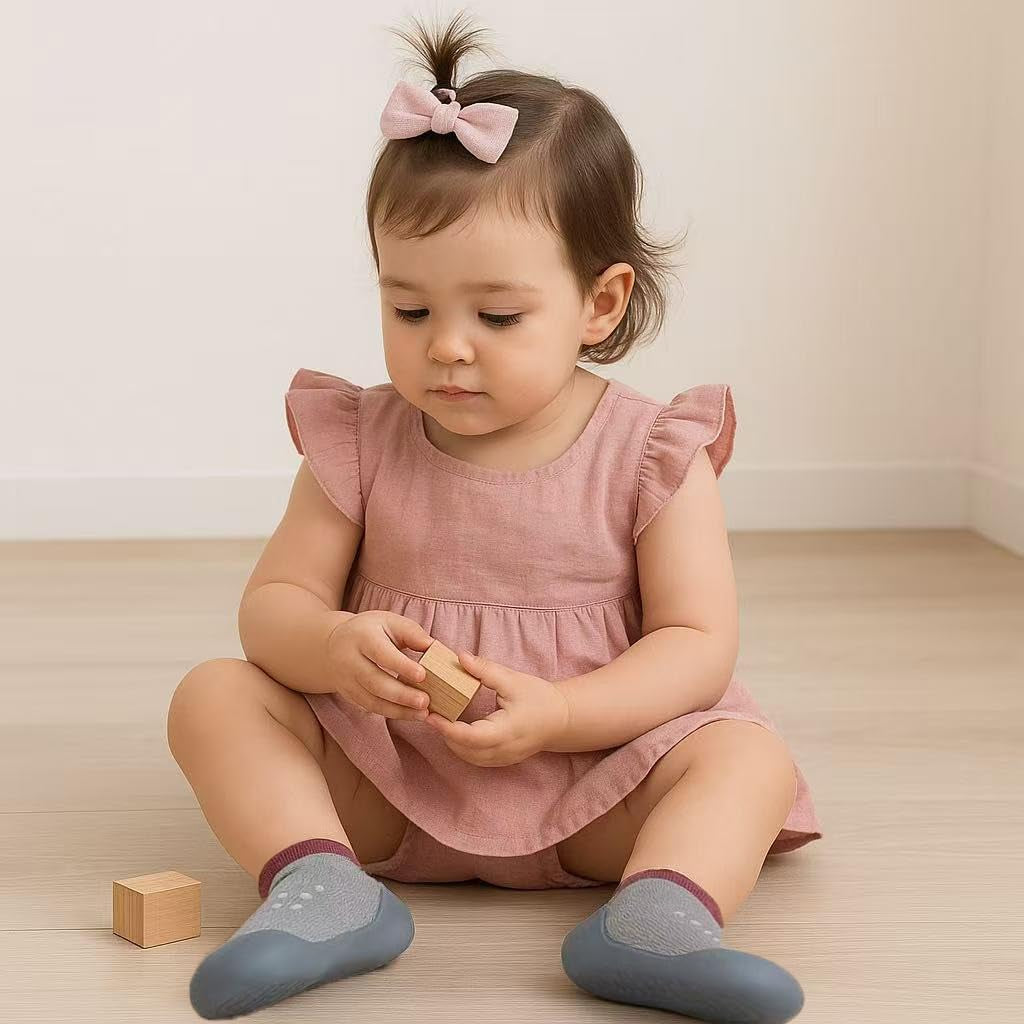 Baby Sock Shoes Toddler Walking Shoes, Non-Slip Soft Sole Sneakers Breathable Slippers for Infant Boys Girls